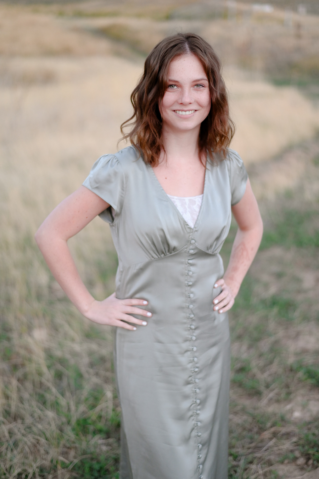 All smiles in the foothills of the mountains in Mapleton Utah.