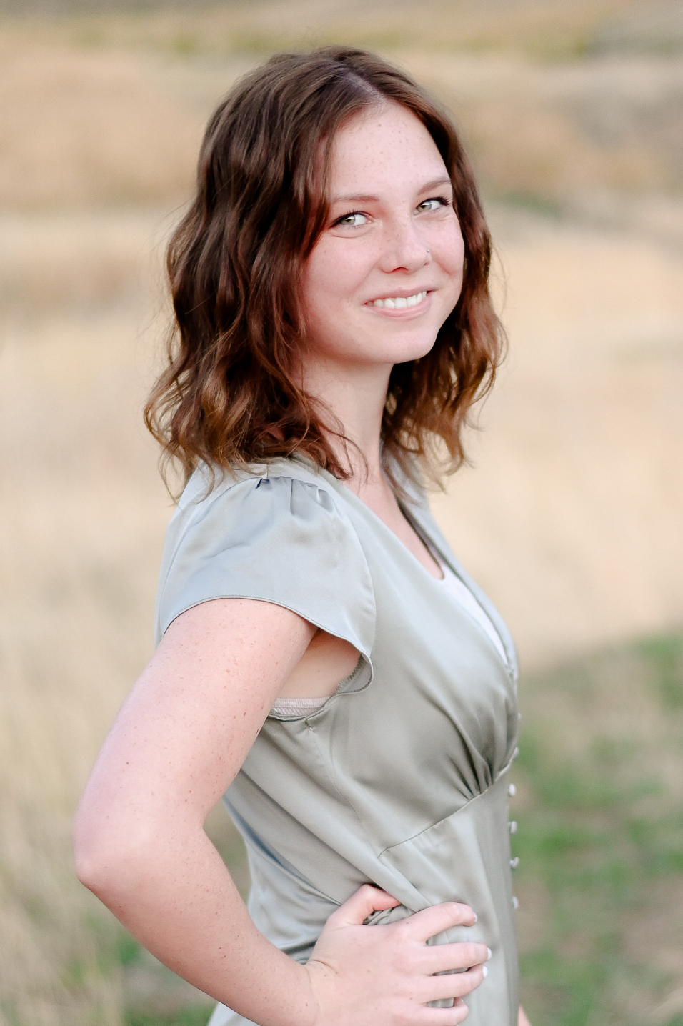 All smiles in the foothills of the mountains in Mapleton Utah.