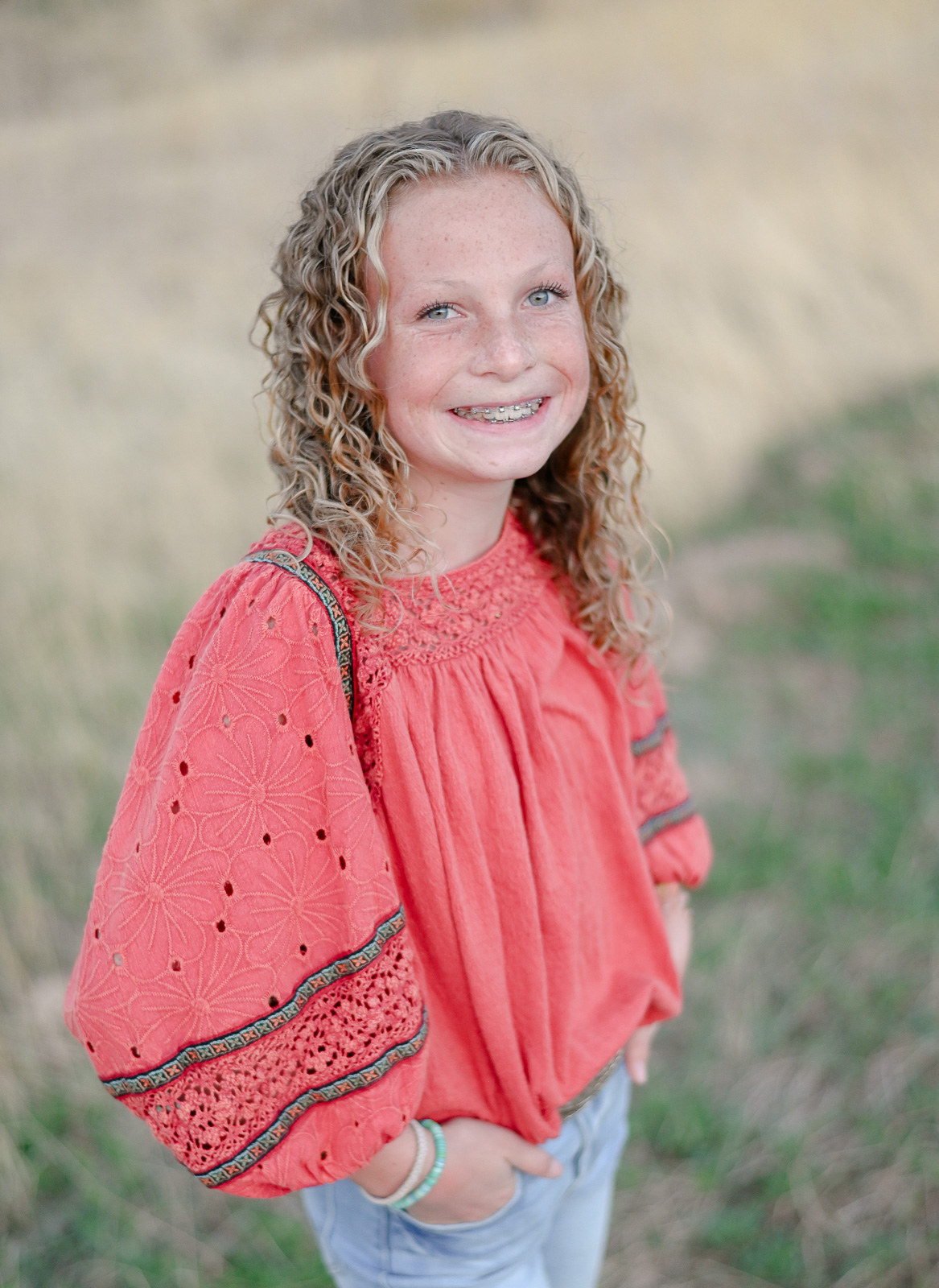 All smiles in the foothills of the mountains in Mapleton Utah.