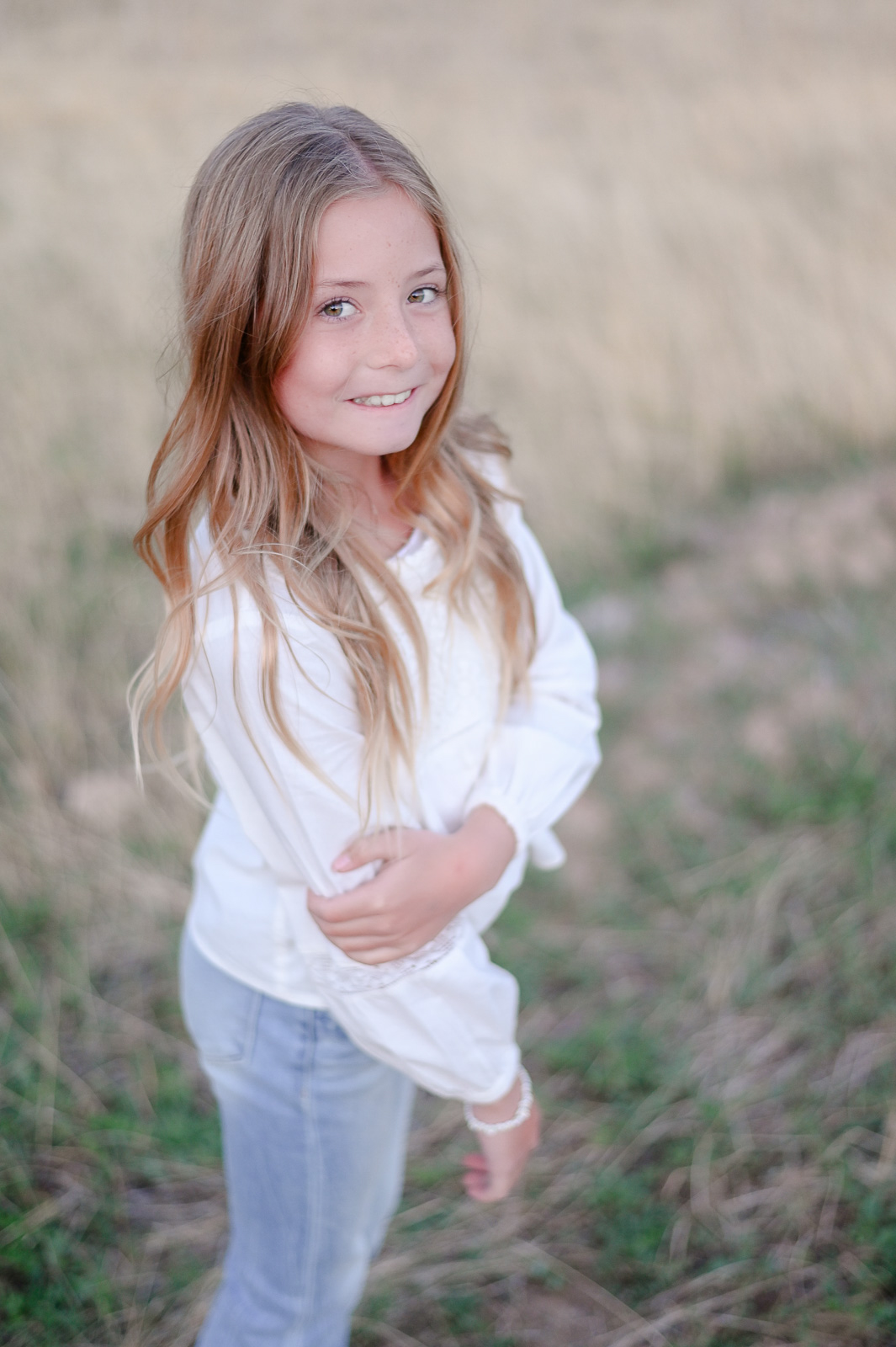 All smiles in the foothills of the mountains in Mapleton Utah.