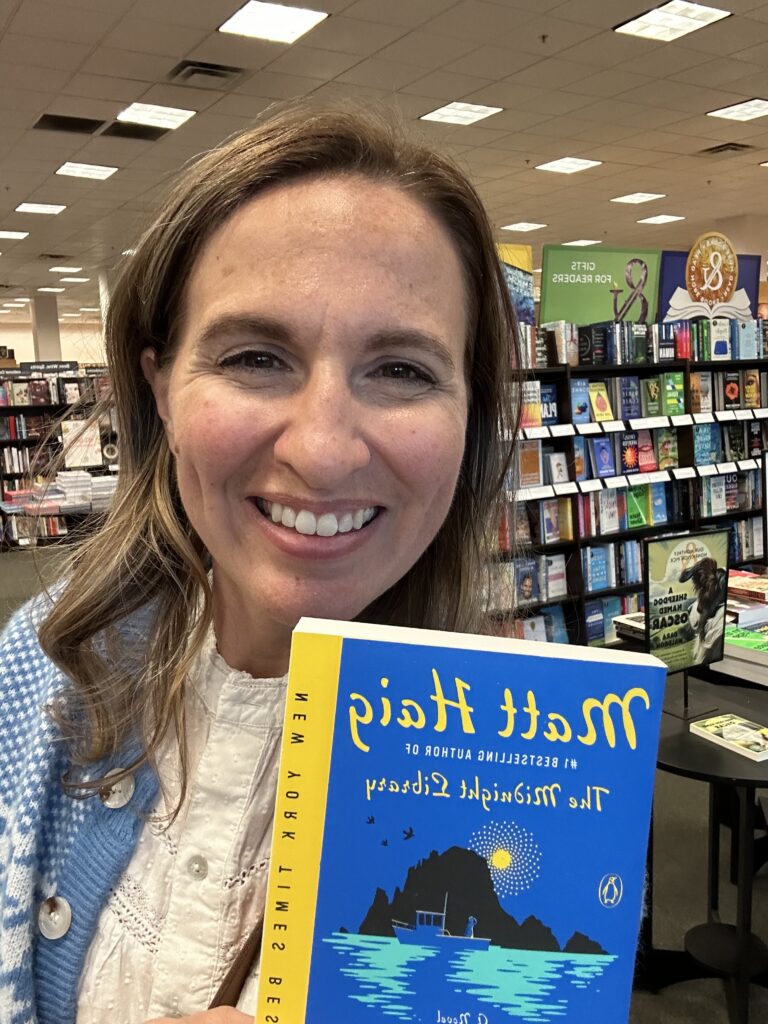 Grabbing a new book from Barnes and Noble in Roseville CA